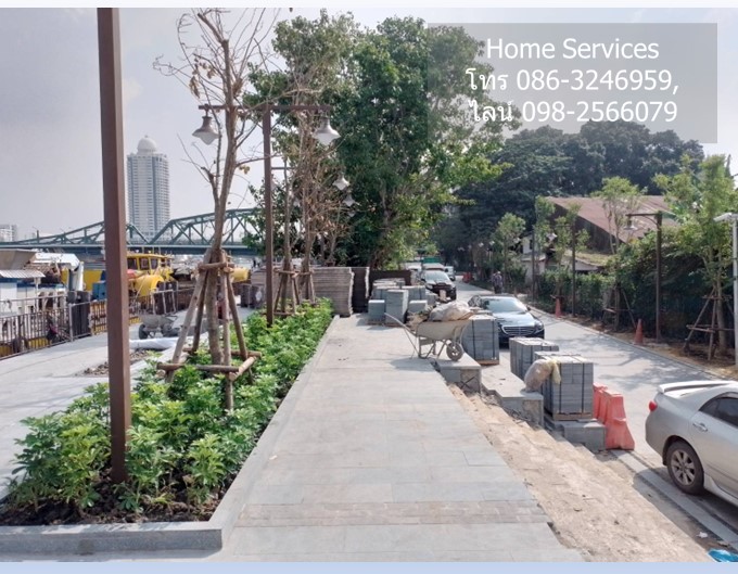 ให้เช่าที่ดินติดแม่น้ำเจ้าพระยา 270 ตรว. ถ.เทศบาล สาย – ถ.ประชาธิปก ใกล้สะพานพุทธ เหมาะทำร้านอาหารทุกประเภท